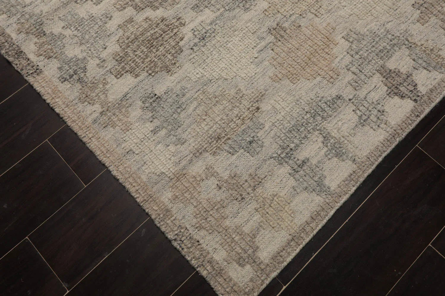LoomBloom 5x8 Beige Authentic Southwestern Moroccan Wool Oriental Area Rug-4