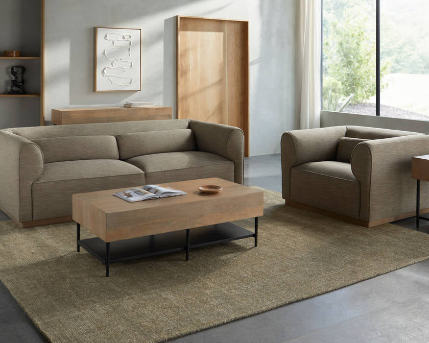 Jerard Brown Coffee Table-1