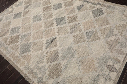 LoomBloom 5x8 Beige Authentic Southwestern Moroccan Wool Oriental Area Rug-3