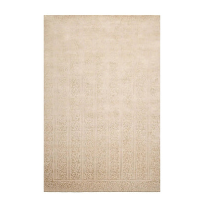 6' 1''x9' 1'' Hand Knotted Tibetan 100% Wool Tibetan Transitional  Oriental Area Rug Beige,Champagne Color-1