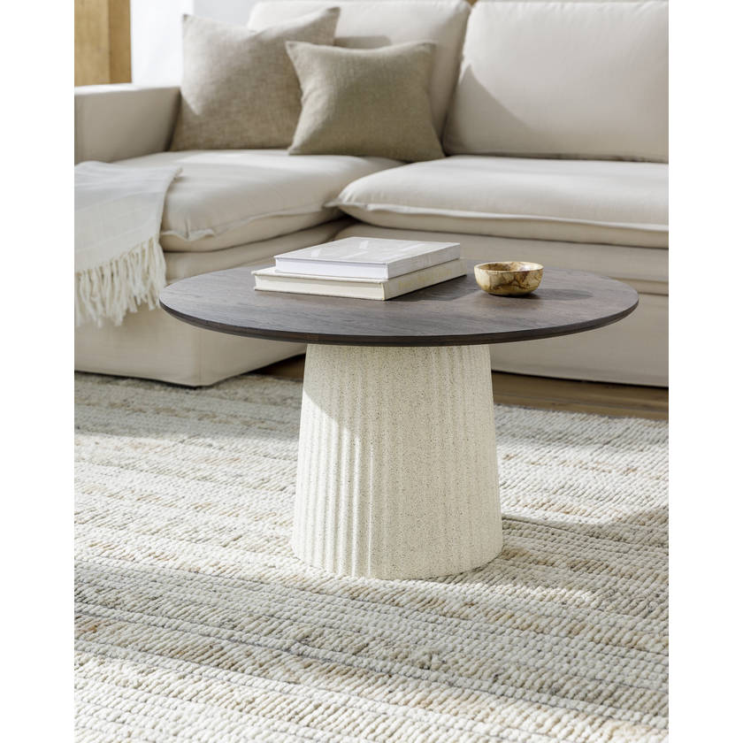 Tymon Dark Brown Coffee Table-1