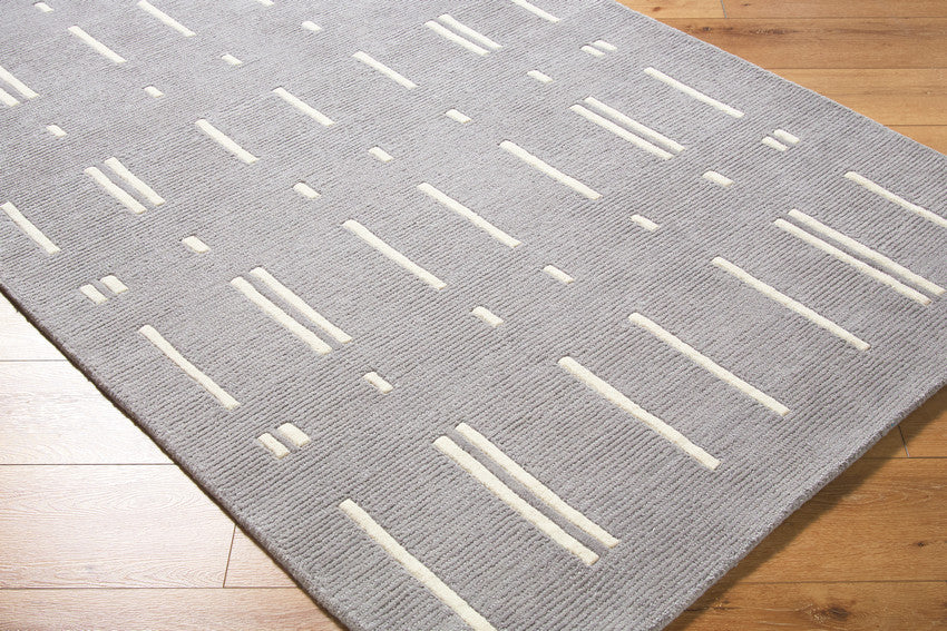 Rivkah Modern Slate Gray Area Rug-3