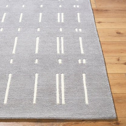 Rivkah Modern Slate Gray Area Rug-2
